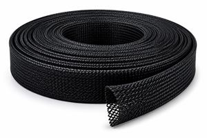 Black Braided Sleeving (6mm) – Heavy-Duty Cable Protection for Wiring Looms